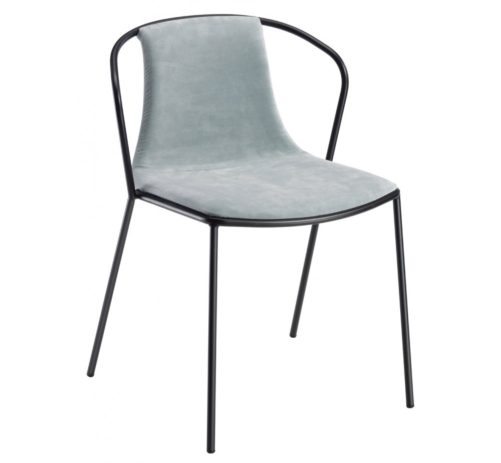 Kasia upholstered cod.186 καρέκλα μεταλλίκη της Gaber | Avant Garde