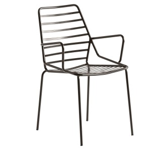 Link B cod.88A metal armchair by Gaber | Avant Garde