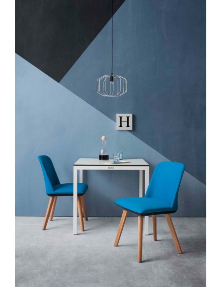 Manaa Slim BL cod.253 wooden chair by Gaber | Avant Garde