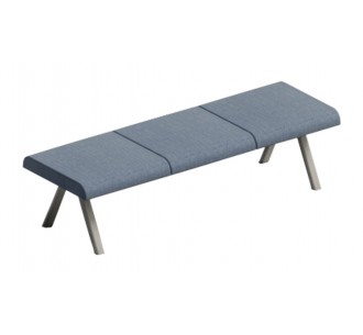 Panky cod.PK3P three seater waiting system