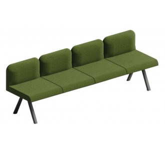 Panky cod.PK4P four seater waiting system