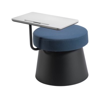 Salt 56 pouf with rotating tablet