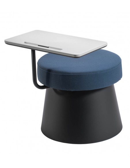 Salt 56 pouf with rotating tablet by Gaber | Avant Garde