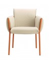 VE - Matt terracotta coated steel, embossed finish