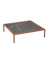 VE - Matt terracotta coated steel, embossed finish