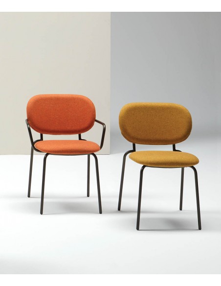 SI-SI Bold Art.2518 metal armchair by Scab | Avant Garde