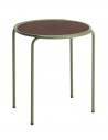 VD - Matt olive green coated steel, embossed finish