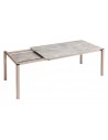 VT - Zinc and matt dove grey coated steel, embossed finish