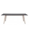 VT - Zinc and matt dove grey coated steel, embossed finish