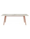 VE - Matt terracotta coated steel, embossed finish