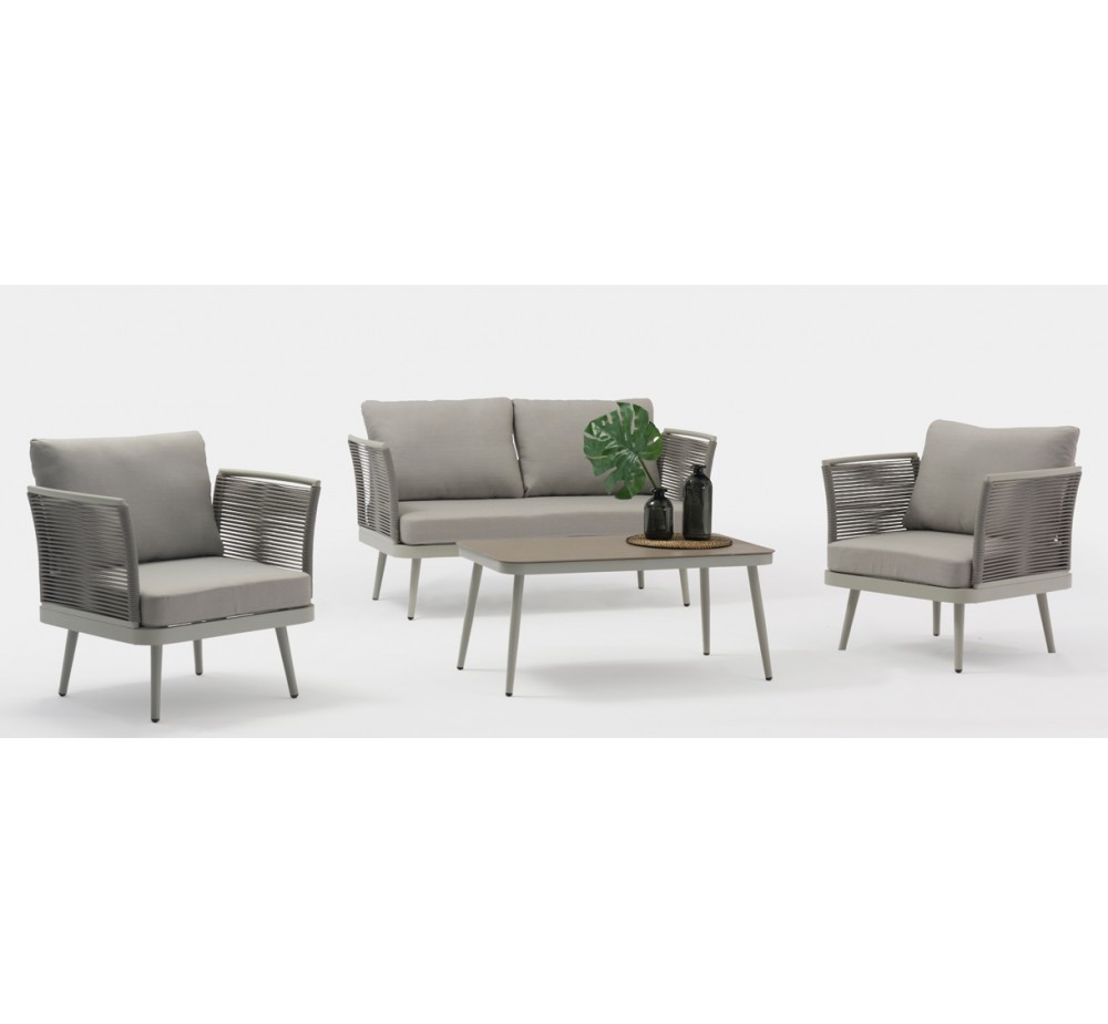 Boca set 4τμχ αλουμινίου rope - 2 χρόνια εγγύηση | Avant Garde design