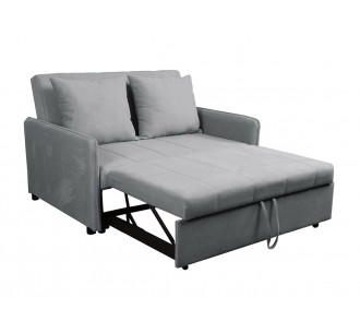 Pocket Sofa-bed 2seat chenille grey light