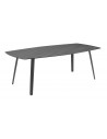 VN - Matt black coated steel, embossed finish