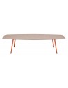 VE - Matt terracotta coated steel, embossed finish