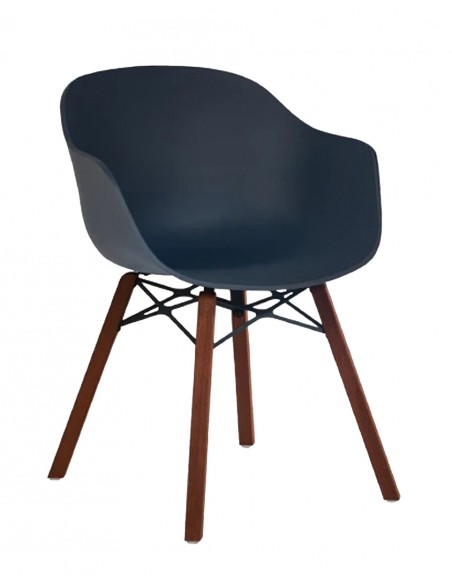 Globe-K Wox Iroko/Oak armchair by Papatya | Avant Garde