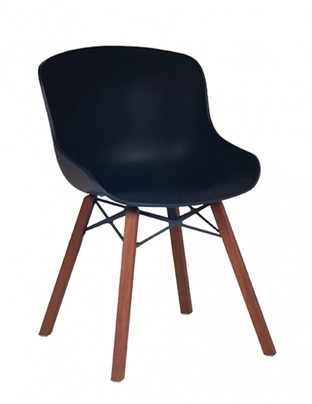 Globe-S Wox Iroko/Oak armchair by Papatya | Avant Garde