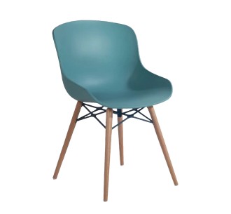 Globe-S Wox armchair with beench legs