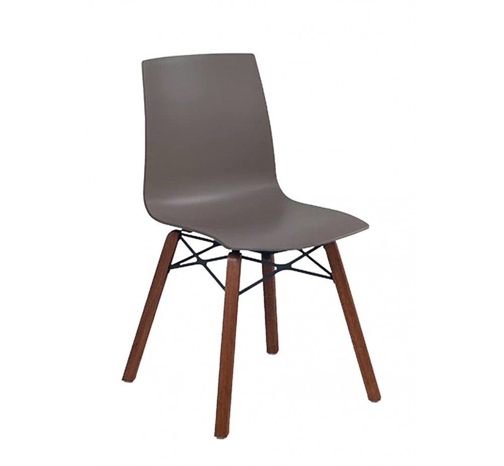 X-treme S Wox Pro Iroko/Oak καρέκλα με ξύλινα πόδια από Papatya | Avant Garde