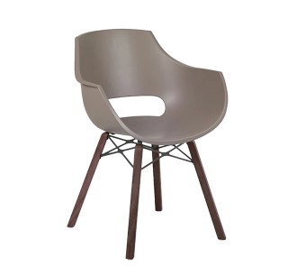 Opal Wox Pro armchair with beech legs by Papatya | Avant Garde