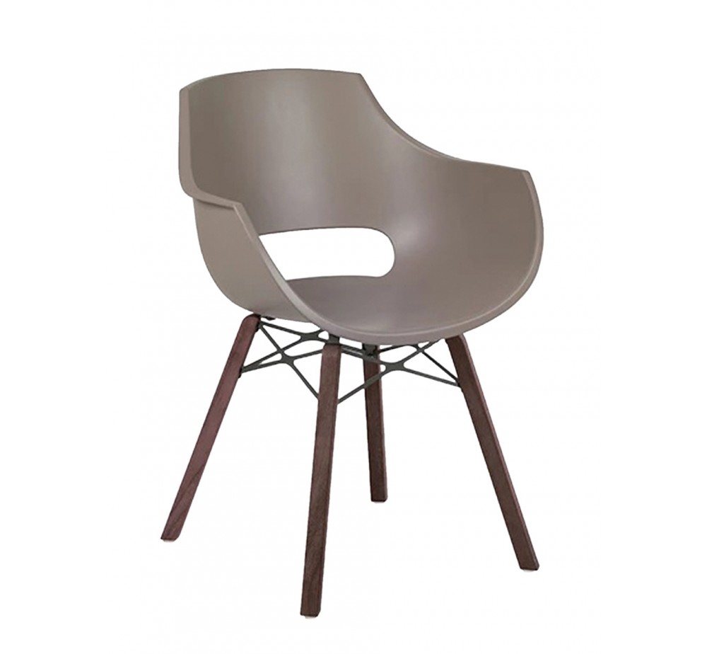 Opal Wox Pro armchair with beech legs by Papatya | Avant Garde