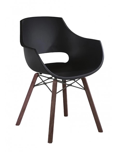 Opal Wox Pro armchair with beech legs by Papatya | Avant Garde