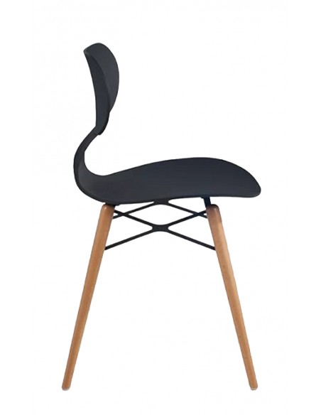 Yugo-S Wox chair with beech legs by Papatya | Avant Garde