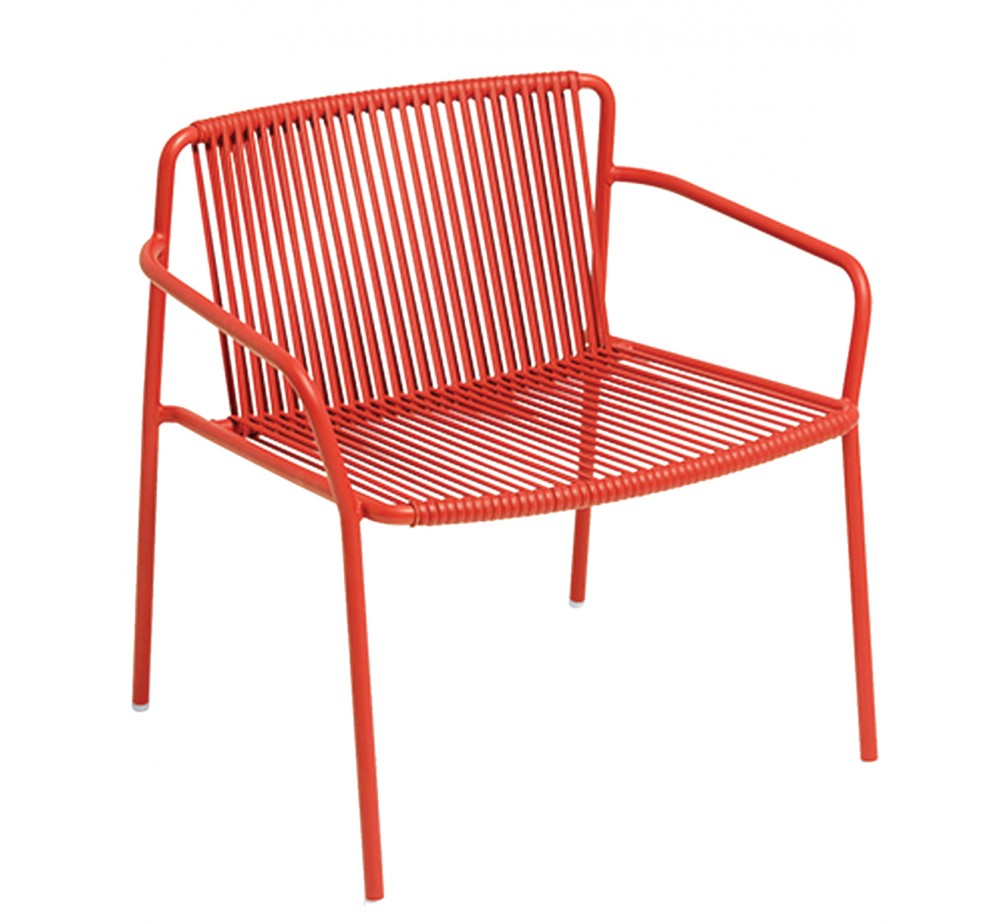 Tribeca 3669 metal lounge armchair by Pedrali | Avant Garde design