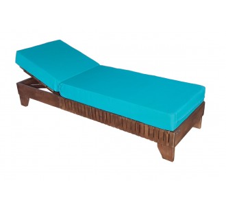 AVG829 sunlounger wooden with cushion