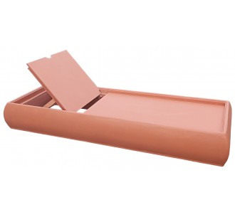 Figaro cement sunlounger