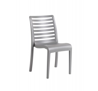 Slat polypropylene armchair