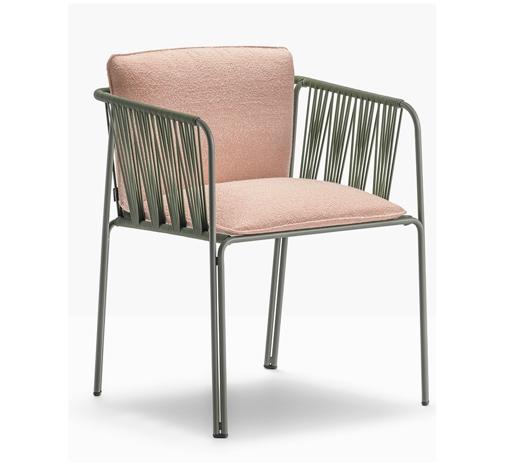 Nari 6360 metal armchair by Pedrali |Avant Garde design
