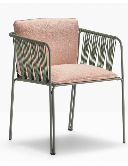 Nari 6360 metal armchair by Pedrali |Avant Garde design