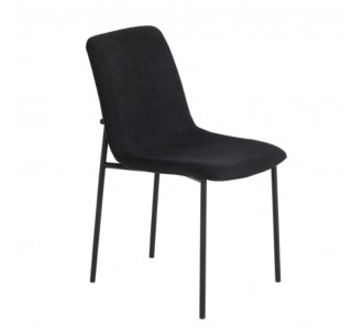 VIENNA CHAIR FABRIC BLACK METAL BLACK