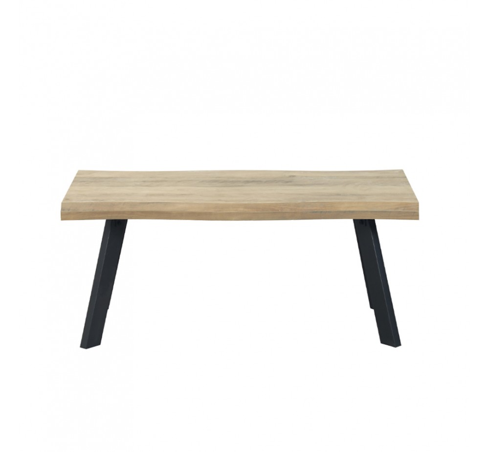 BRICK-URBAN COFFEE TABLE ΦΥΣΙΚΟ ΜΑΥΡΟ 110x60xH45cm