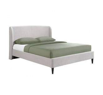 TEDDY BED (FOR MATTRESS 160x200cm) GREY LIGHT 171,5x221xH111cm
