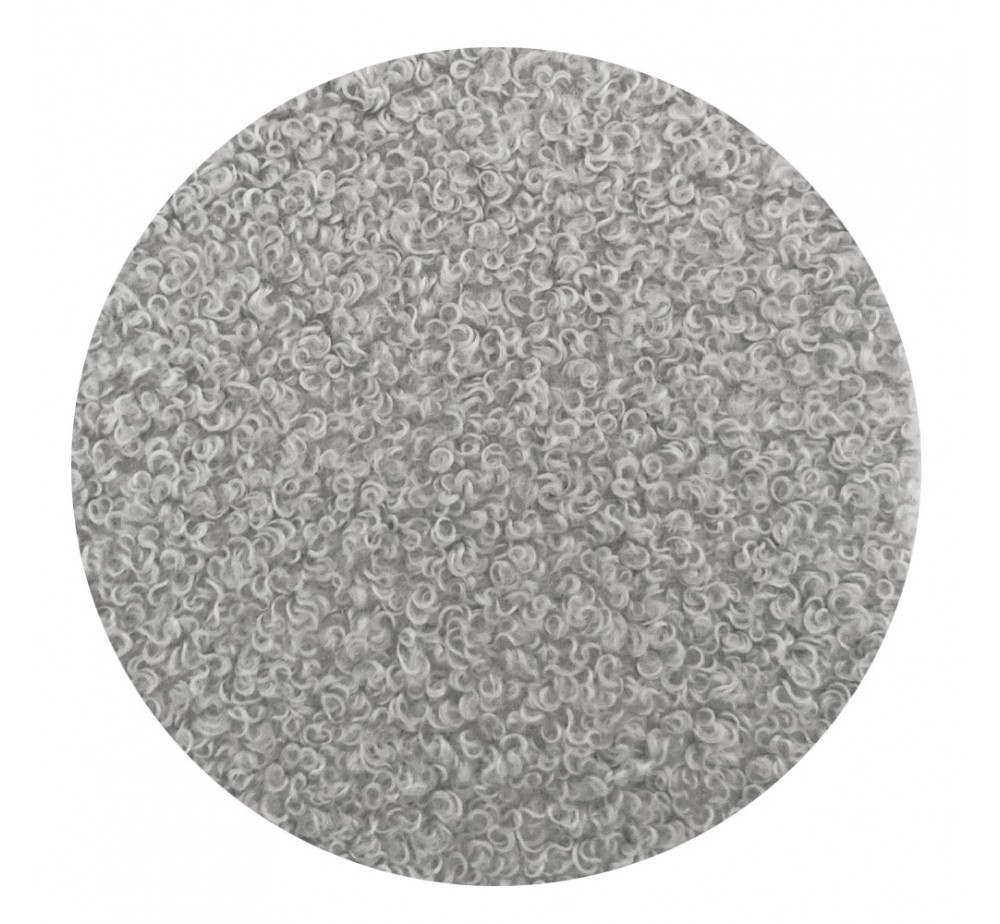TEDDY BED (FOR MATTRESS 160x200cm) GREY LIGHT 171,5x221xH111cm