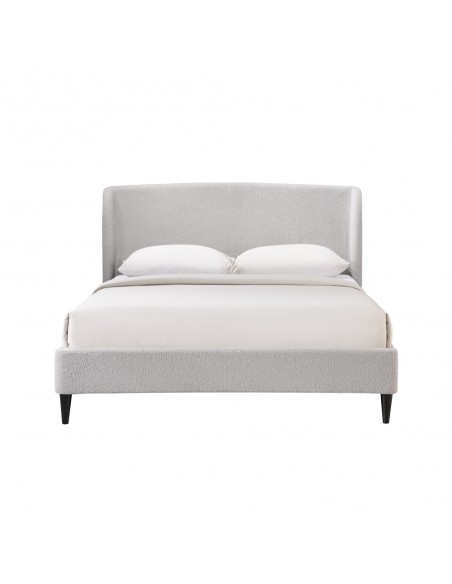 TEDDY BED (FOR MATTRESS 160x200cm) GREY LIGHT 171,5x221xH111cm