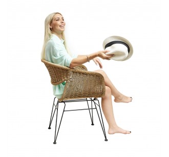 HAVANA ARMCHAIR NATURAL 59x64xH80cm 2