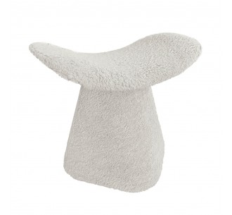 WALE STOOL CREAM 51x33xH49cm