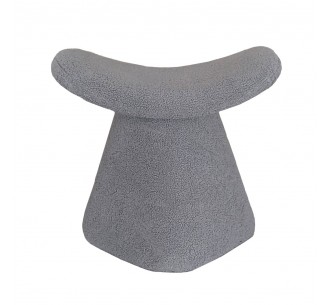 WALE STOOL GREY 51x33x49cm