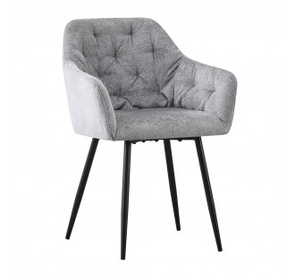 SAVVY ARMCHAIR GREY LIGHT 56x55xH85cm