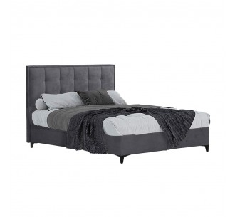 PIANO BED WITH STORAGE (FOR MATTRESS 160x200cm) GREY 07-780 160x207xH115cm