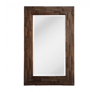 WOODY MIRROR WALL BROWN 70x110cm