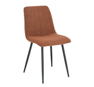 PRAGA CHAIR FABRIC EKAI METAL BLACK
