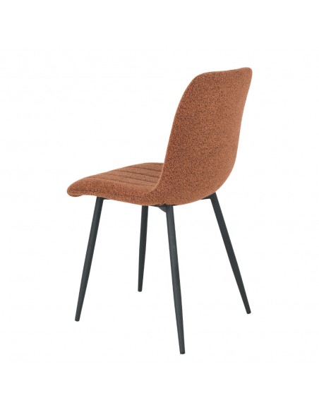 PRAGA CHAIR FABRIC EKAI METAL BLACK