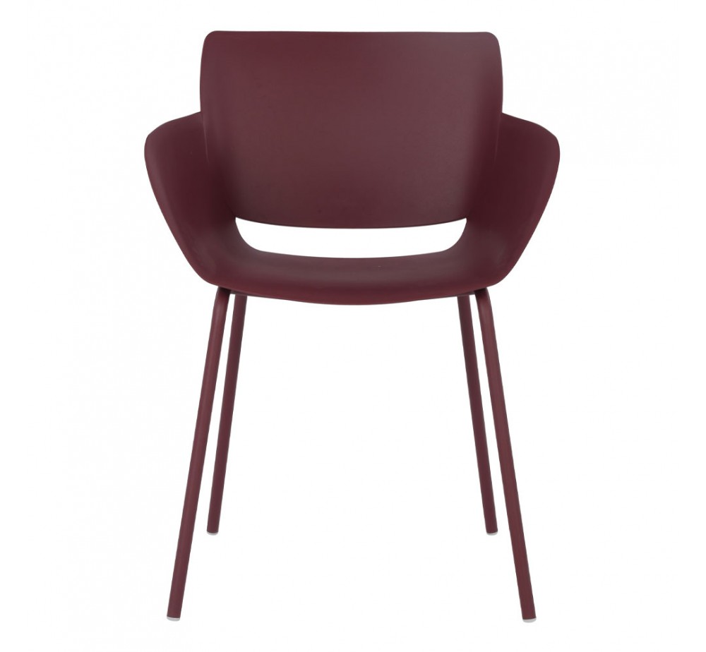 SEDIA ΠΟΛΥΘΡΟΝΑ MADDER BROWN 58x52xH79,5cm