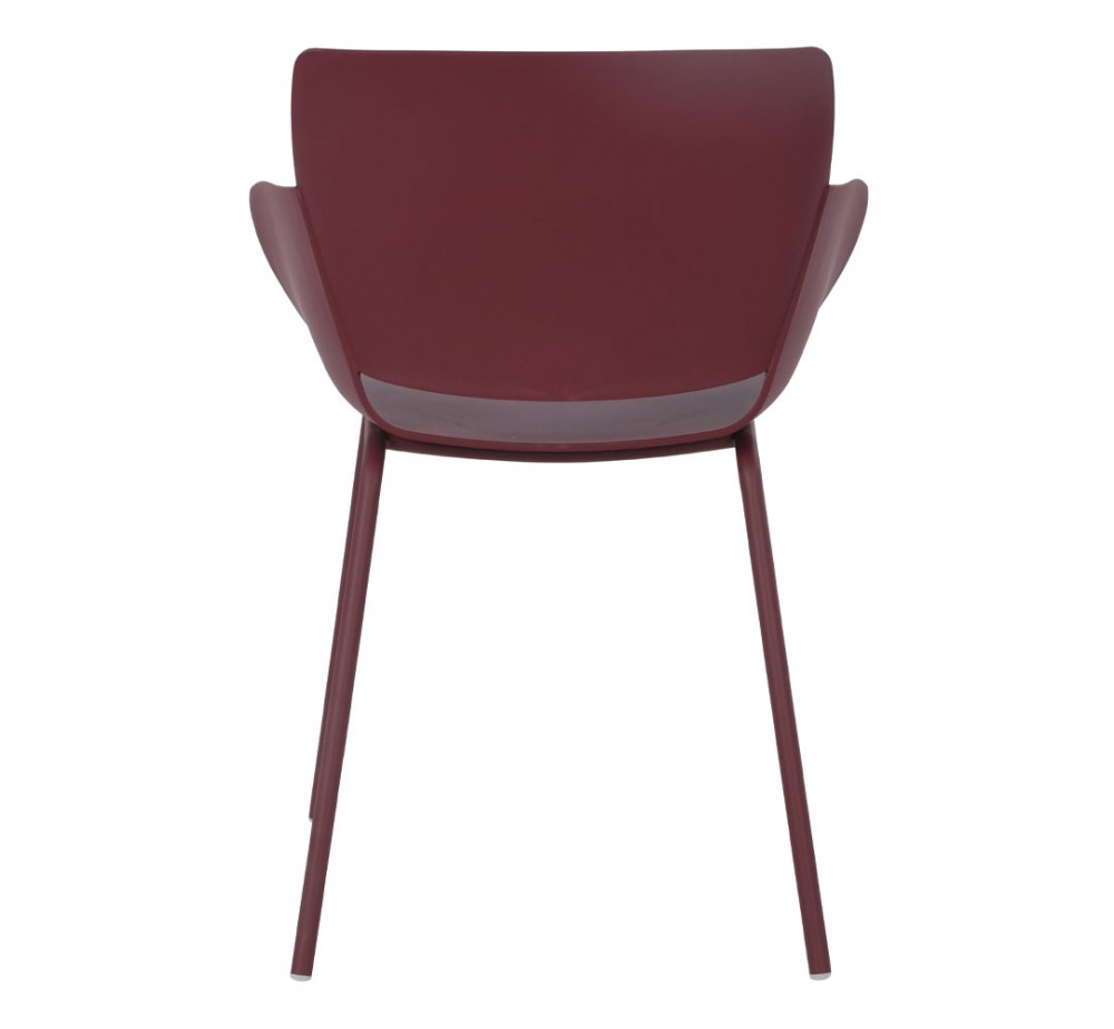 SEDIA ΠΟΛΥΘΡΟΝΑ MADDER BROWN 58x52xH79,5cm