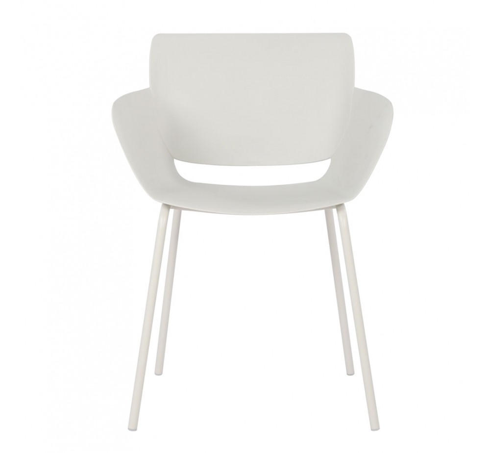 SEDIA ΠΟΛΥΘΡΟΝΑ OFF WHITE 58x52xH79,5cm