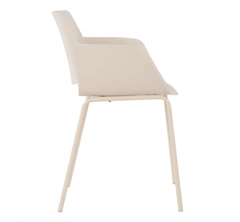 SEDIA ΠΟΛΥΘΡΟΝΑ BEIGE 58x52xH79,5cm