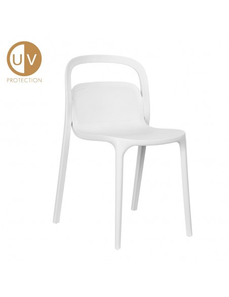SMITH CHAIR WHITE 53x41xH80cm